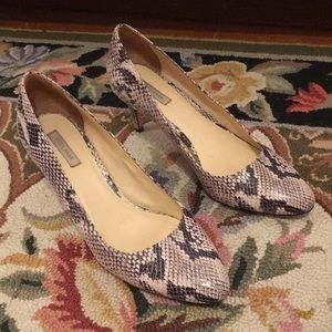 Cole Haan snake print pumps